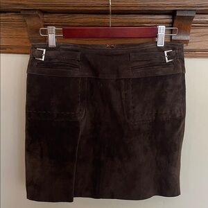 Suede Mini Skirt - beautiful condition